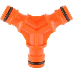 undefined - Conector Triple Mangueras 1/2" Plástico