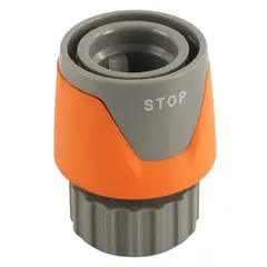 ERGO - Conector Rapido 1/2 Con Stop Tipo Americano