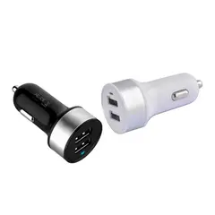 DAIRU - Cargador 12V 2 Usb 1A 2.1A Carga Rápida Daiku
