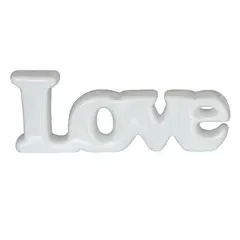 MARRES - Escultura Love Australia 8.2 cm Blanco