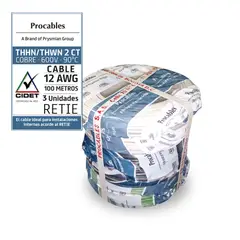 PROCABLES - Alambre N12 100M Propack 3Und Negro Blanco Verde
