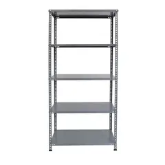 FIXSER - Estanteria Metal Con Tornillos 180x90x30 cm 5 Niveles Blanco