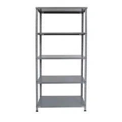 FIXSER - Estantería bricol metálica gris de 180x90x40 cm