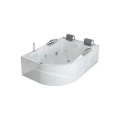 FIRPLAK - Hidromasaje Honolulu Derecha 181x123 Cm Con Mantenedor De Temperatu2a - Blanco