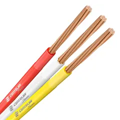 CENTELSA BY NEXANS - Cable N12 100M Pack 3Und Blanco/Amarillo/Rojo Centelsa