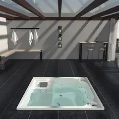 FIRPLAK - Hidroaero Chattanoogan 200X200 Blanco C4-Ext5