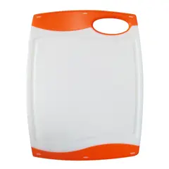 CASA BONITA - Tabla Picar 25x32cm Plástica Blanca Manija Color