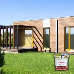 CREA - Barniz Poro Abierto para Madera Base Agua Interior/Exterior Teca 2,5L