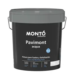 MONTO - Barniz Pavimont Acqua. Pisos de Concreto 4000 ml.