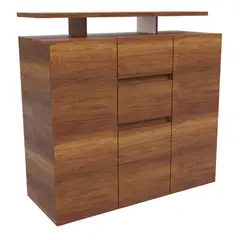 JUST HOME COLLECTION - Cajonera 2 Puertas 2 Cajones 121x123.9x48.3 cm Caramelo