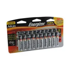 ENERGIZER - Pila AA. Alkalina 20Und Max