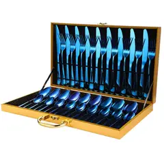 GENERICO - Juego de Cubiertos Acero Inoxidable 9 Puestos 36 piezas