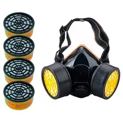 undefined - Mascarilla Reutilizable Doble Filtro.gases.virus+4 Cartuchos