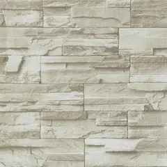 undefined - Papel Tapiz Ladrillo Beige Autoadhesivo 45 cm x 300 cm Impermeable Removible