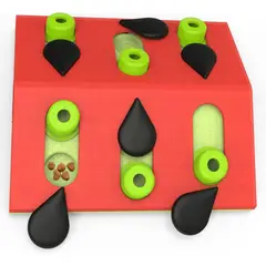 undefined - Rompecabezas Interactivo para Gato con Compartimientos para Premios y Alimentación Lenta