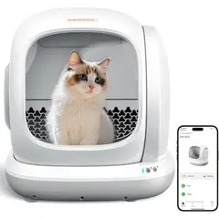 undefined - Arenero Automático para Gatos Meowant 75L con Entrada Baja y Control por App