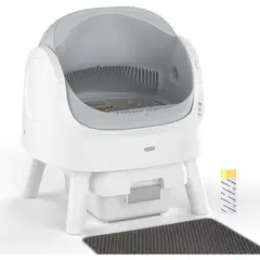 undefined - Arenero Automático para Gatos AutoScooper 11 con Diseño Abierto Ultra Silencioso 32 dB