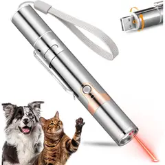 undefined - Puntero Recargable para Gatos con Luces Interactivas y Activación por Movimiento