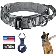undefined - Collar Táctico Daganxi para Perro Mediano y Grande Camuflaje