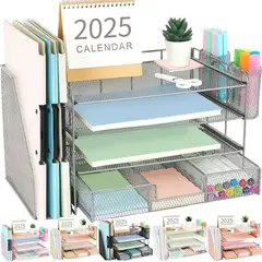 undefined - Organizador de Papel Gianotter Cuatro Niveles y Cajón