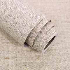 undefined - Papel Tapiz Texturizado Autoadhesivo Grasscloth 40x300 cm