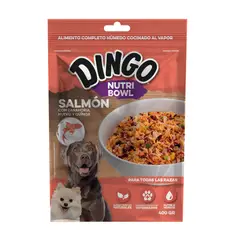 DINGO - Comida Húmeda Para Perro Nutri Bowl Salmon 400gr