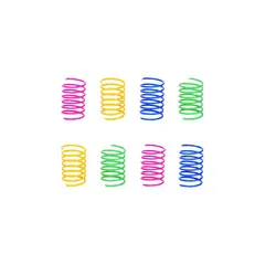 undefined - Resortes de Plástico para Gatos en Colores Surtidos para Juego Activo