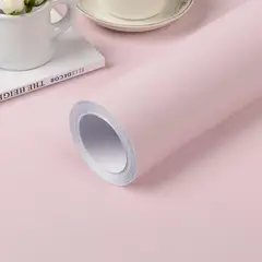undefined - Papel Tapiz Rosado Autoadhesivo practicalWs Para Muebles Y Paredes
