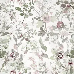 undefined - Papel Tapiz Autoadhesivo Floral Removible 17.7x118 cm
