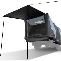 undefined - Carpa Para Camping 4 Personas Negra Joytutus