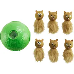 undefined - Pelota Interactiva Dispensadora de Premios para Perros Estimula Juego y Aprendizaje