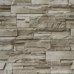 undefined - Papel Tapiz Ladrillo Gris Claro Autoadhesivo 45 cm x 1000 cm Impermeable Removible