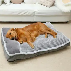 undefined - Cama Para Perros Grandes Suave Con Almohada 31x25x3 Cm