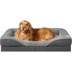 undefined - Cama Ortopédica para Perro XL Impermeable 42x30x7.5