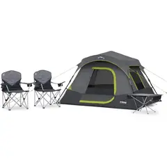 CORE - Carpa Para Camping 4 Personas Gris