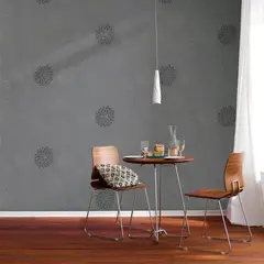 MARBURG - Papel de Colgadura Grayish Flowers 5.3M2