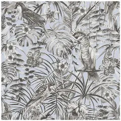 A S CREATION - Papel Colgadura 53Cmx10M Aves Fdo Azu