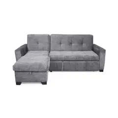 HOGAR VENECIA - Sala L Reclinable Atlas Derecho 92X220X160 Gris