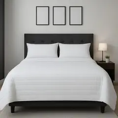 NUBEFLEX - Cubrelecho Unifaz Blanco 100X190 Cm