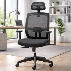 undefined - Silla Gerencial Lattice Hf Black D00225Hf