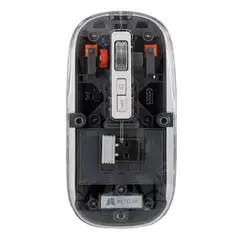 JALTECH - Mouse Transparente Dual Bt+2.4 Gris