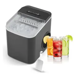 52 BITS - Máquina Portátil para Hacer Cubos de Hielo 26lb