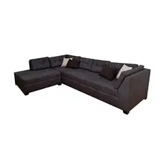 MUEBLES DE LUJO - Sofá En L Derecho Ryze Tela Anti Fluidos 230x88x70