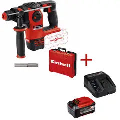 EINHELL - Rotomartillo SDS Plus Inalámbrico 2.2 Joules + Cargador y Batería 5.2 Ah