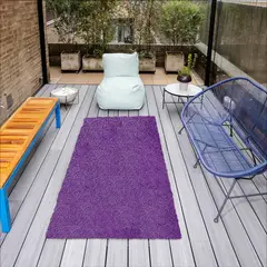 CUPERZ - Pasto Grama Sintética Curly 1X2M Espesor 11Mm Morado