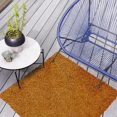 CUPERZ - Pasto Grama Sintética Curly 2X2M Espesor 11Mm Naranja