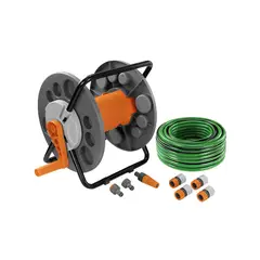 TRAMONTINA - Kit Enrollador De Manguera 9 Piezas