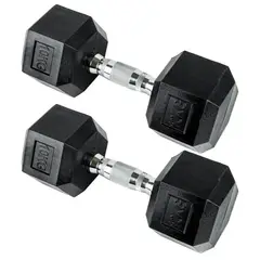 STYLE STARS - Kit X2 Mancuerna Hexagonal 10 Kg– Pesas Entrenamiento Seguro