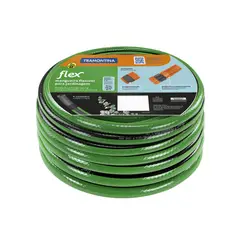 TRAMONTINA - Manguera Flex 20M Verde Pvc 4 Capas