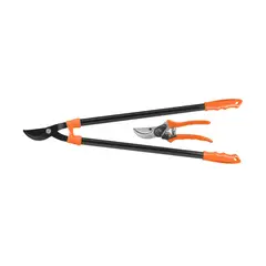 TRAMONTINA - Juego De Tijera Para Podar Y Tijera De Poda Mango Metálico 2 Pzas